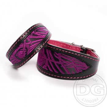 DG Exclusive Halsband PINK FEATHERS