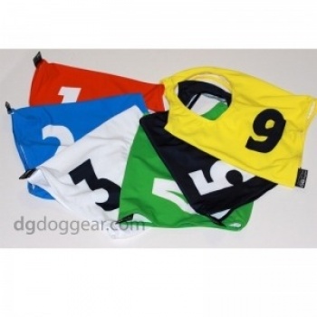 USA SET OF RACING SHIRTS FOR SIGHTHOUND BREEDS; SET OF NUMBERS 1-6