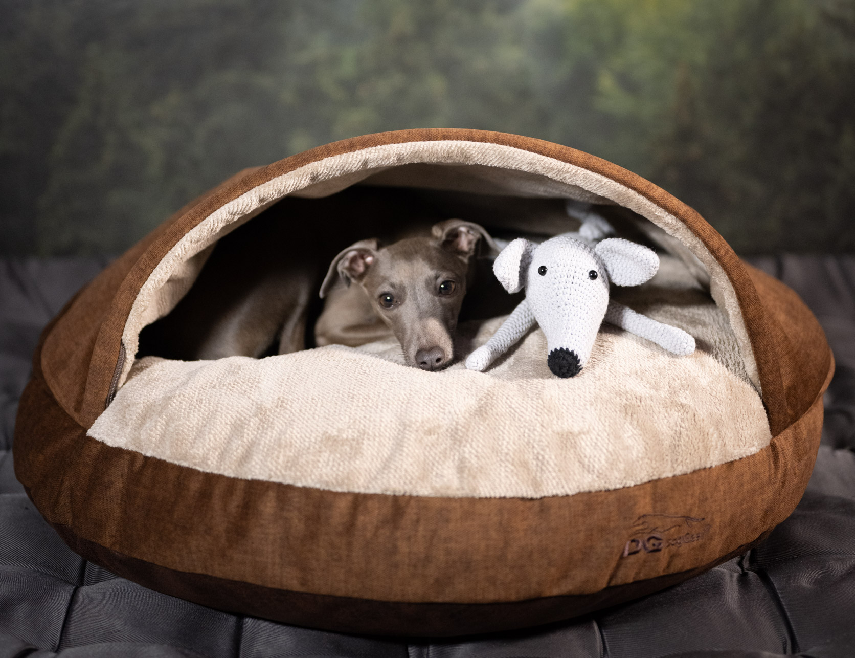 DG COMFY CAVE dog bed „TERRA BROWN – Bild 3