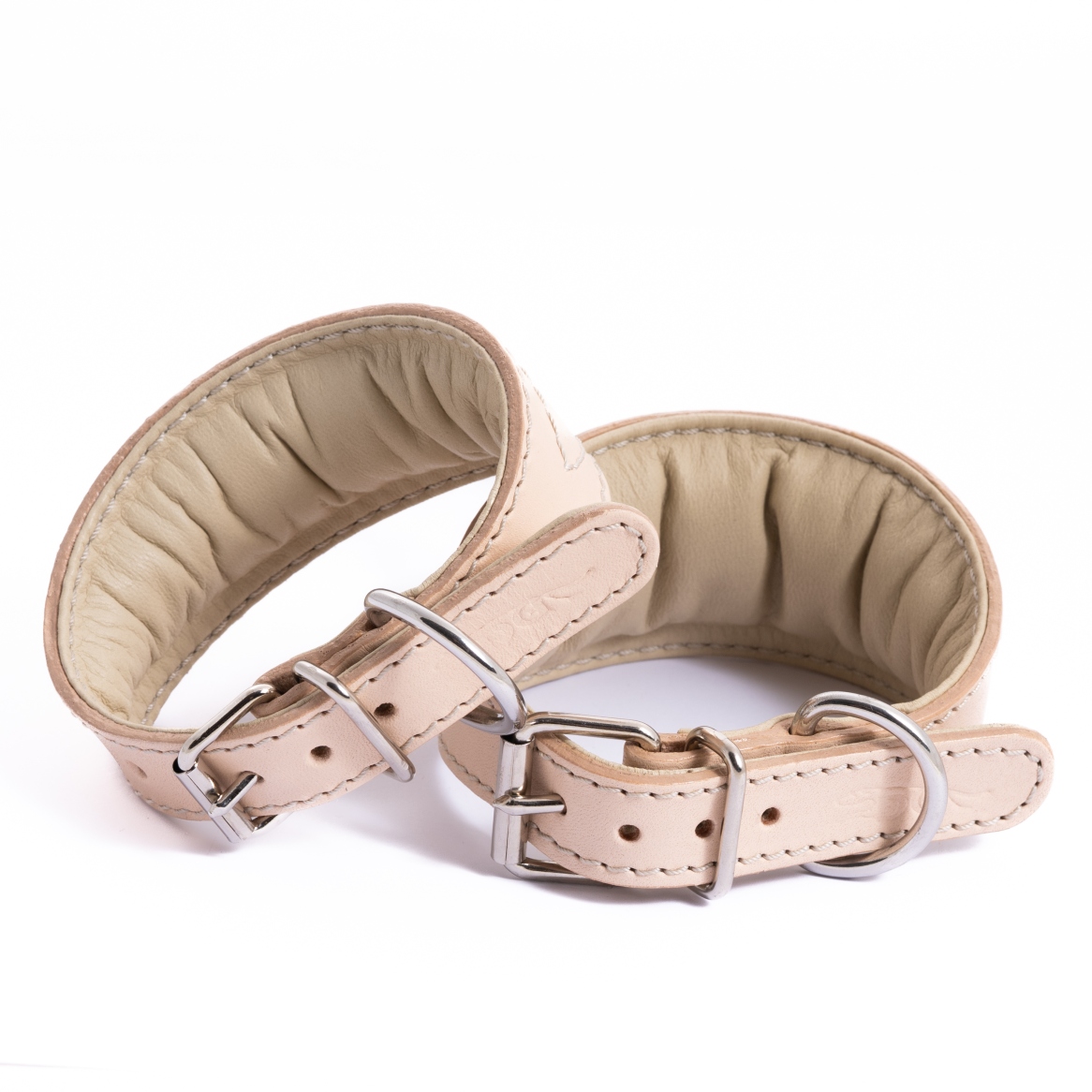 DG LUXURY KOŽENÝ OBOJEK "BEIGE - Obrázek 2