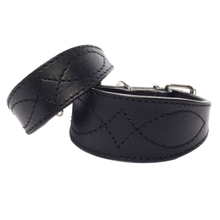 DG LUXURY LEATHER COLLAR “BLACK”