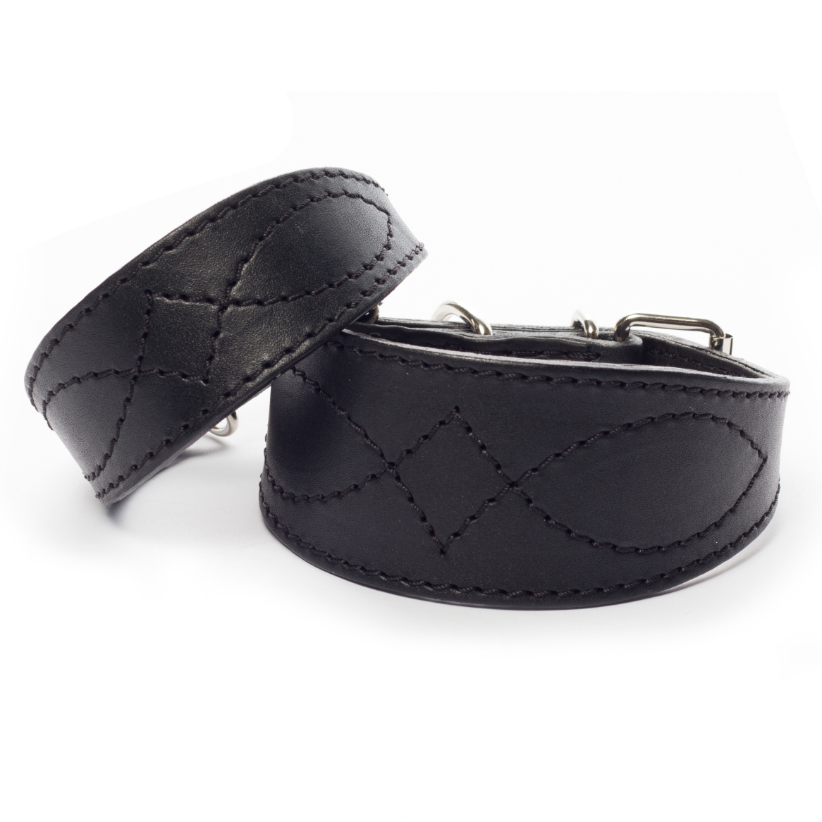 DG LUXURY LEDERHALSBAND "BLACK