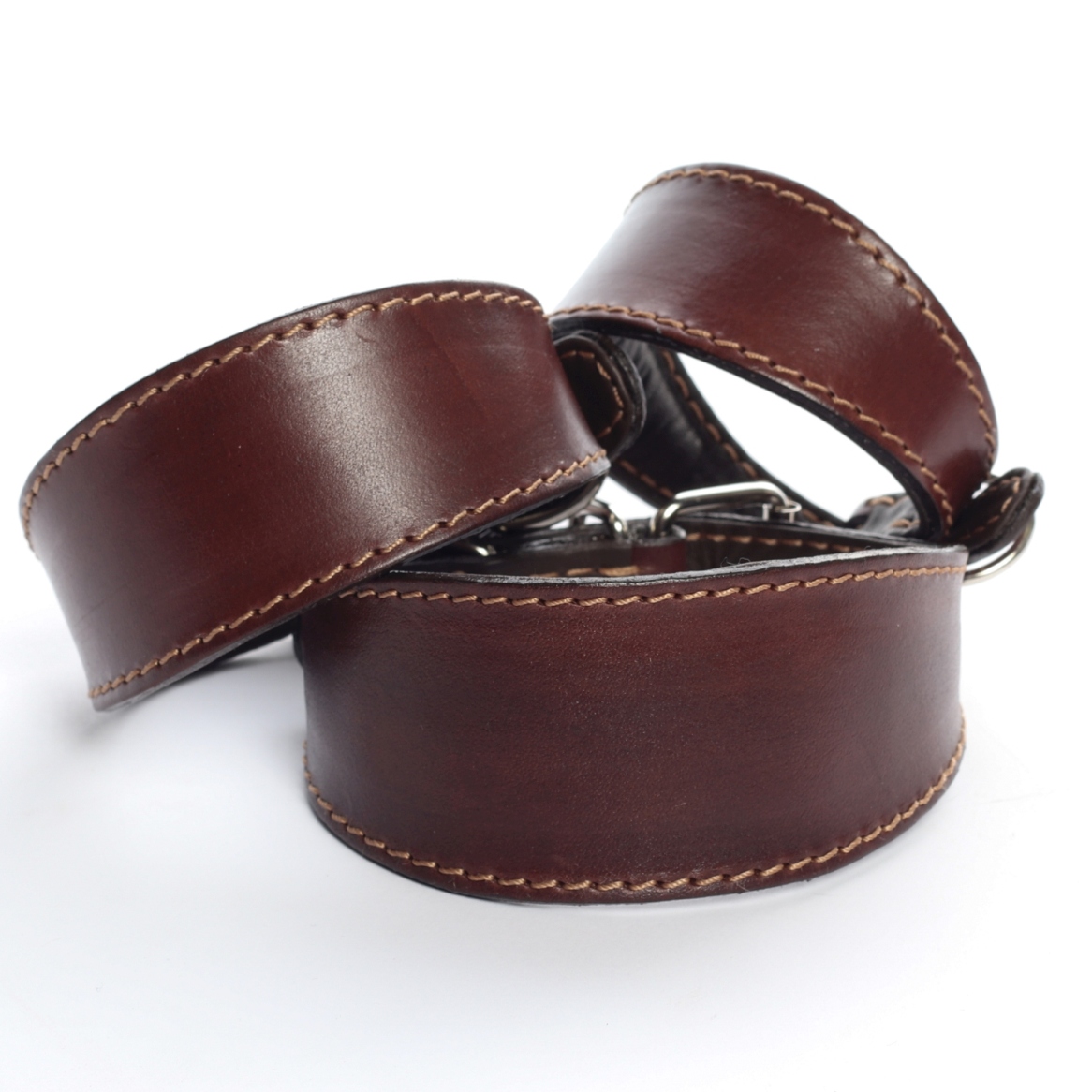 DG SIMPLE LEATHER COLLAR "BROWN" - Image 3