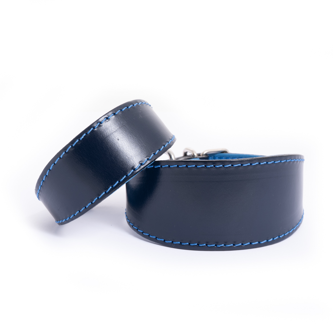DG SIMPLE KOŽENÝ OBOJEK "DARK BLUE