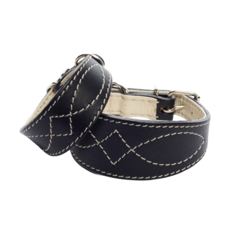 DG LUXURY LEDERHALSBAND „ELEGANT