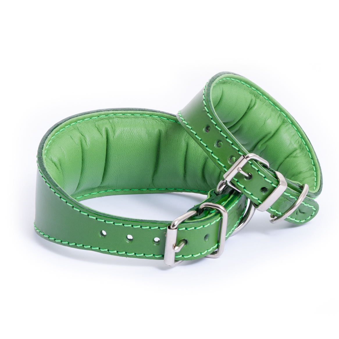 DG SIMPLE KOŽENÝ OBOJEK "GREEN - Obrázek 3