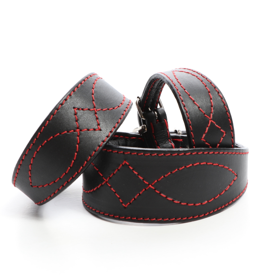 DG LUXURY LEATHER COLLAR"MAGIC BLACK"