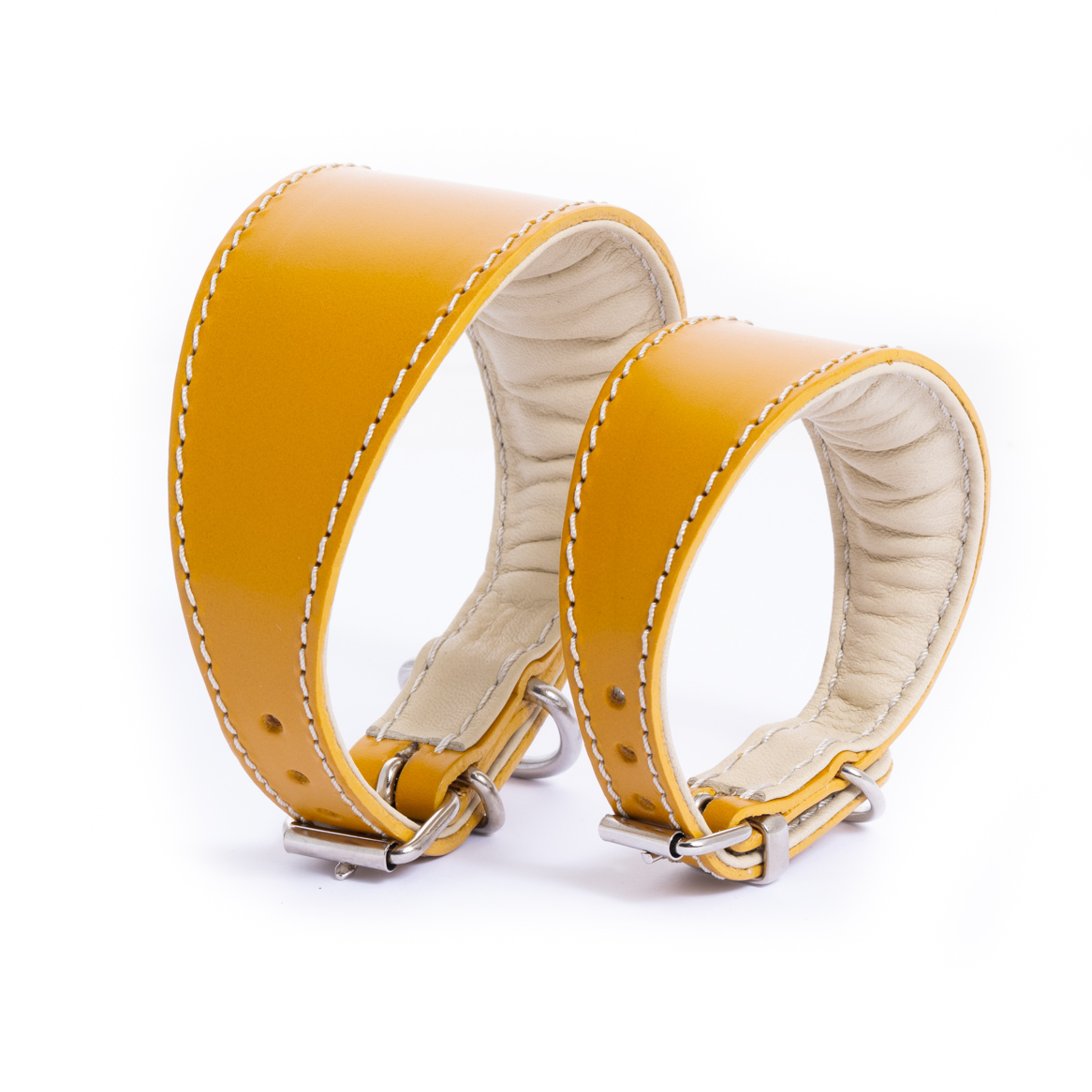DG SIMPLE LEATHER COLLAR "MUSTARD" - Image 2