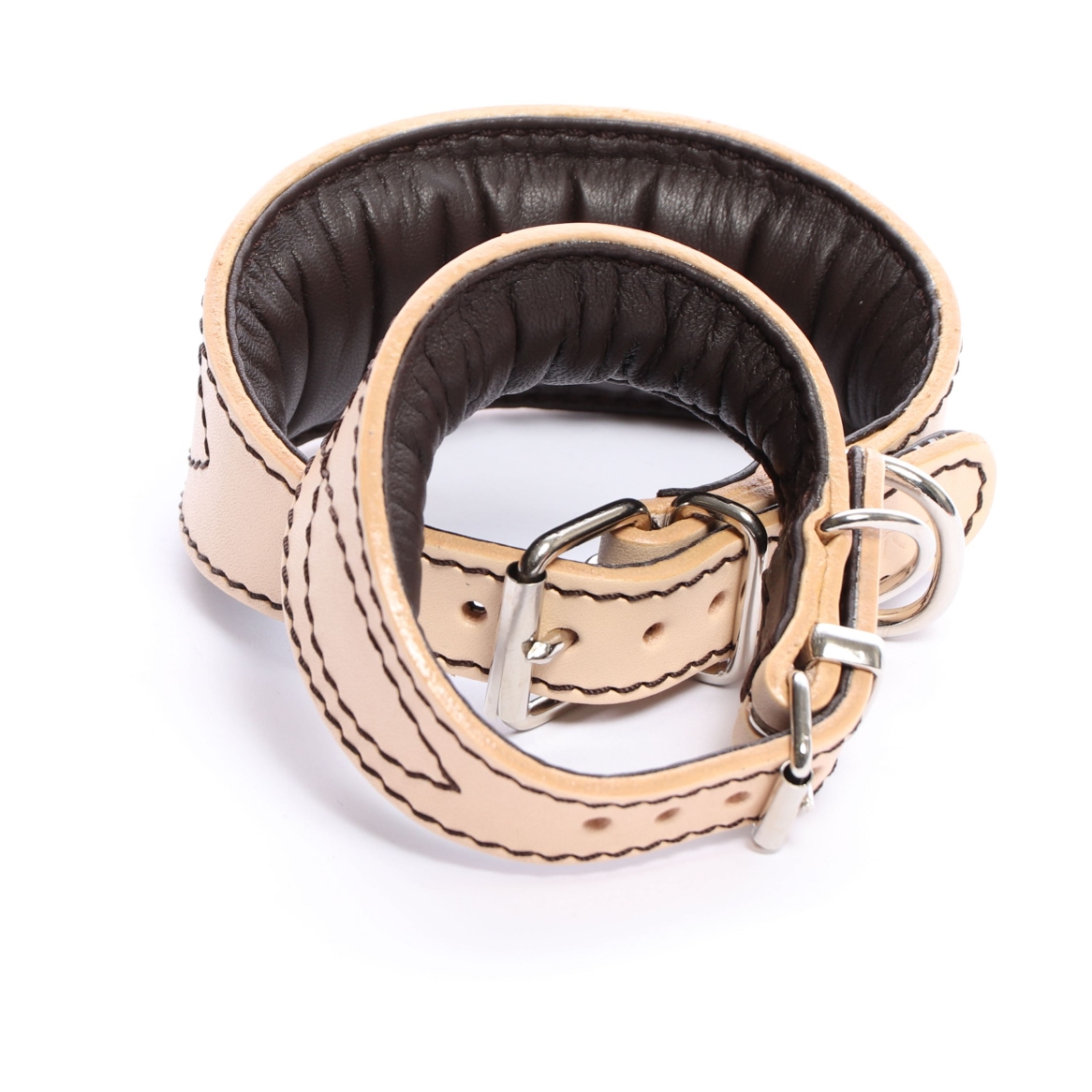 DG LUXURY LEDERHALSBAND "VANILLE – Bild 2