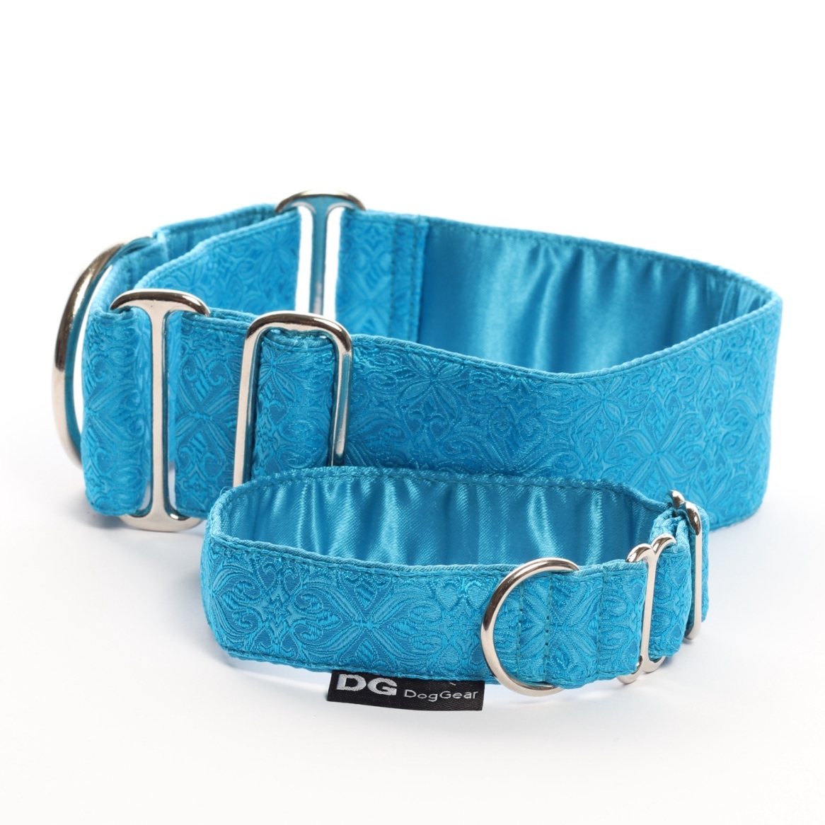 RENAISSANCE BROCADE SIGNAL BLUE