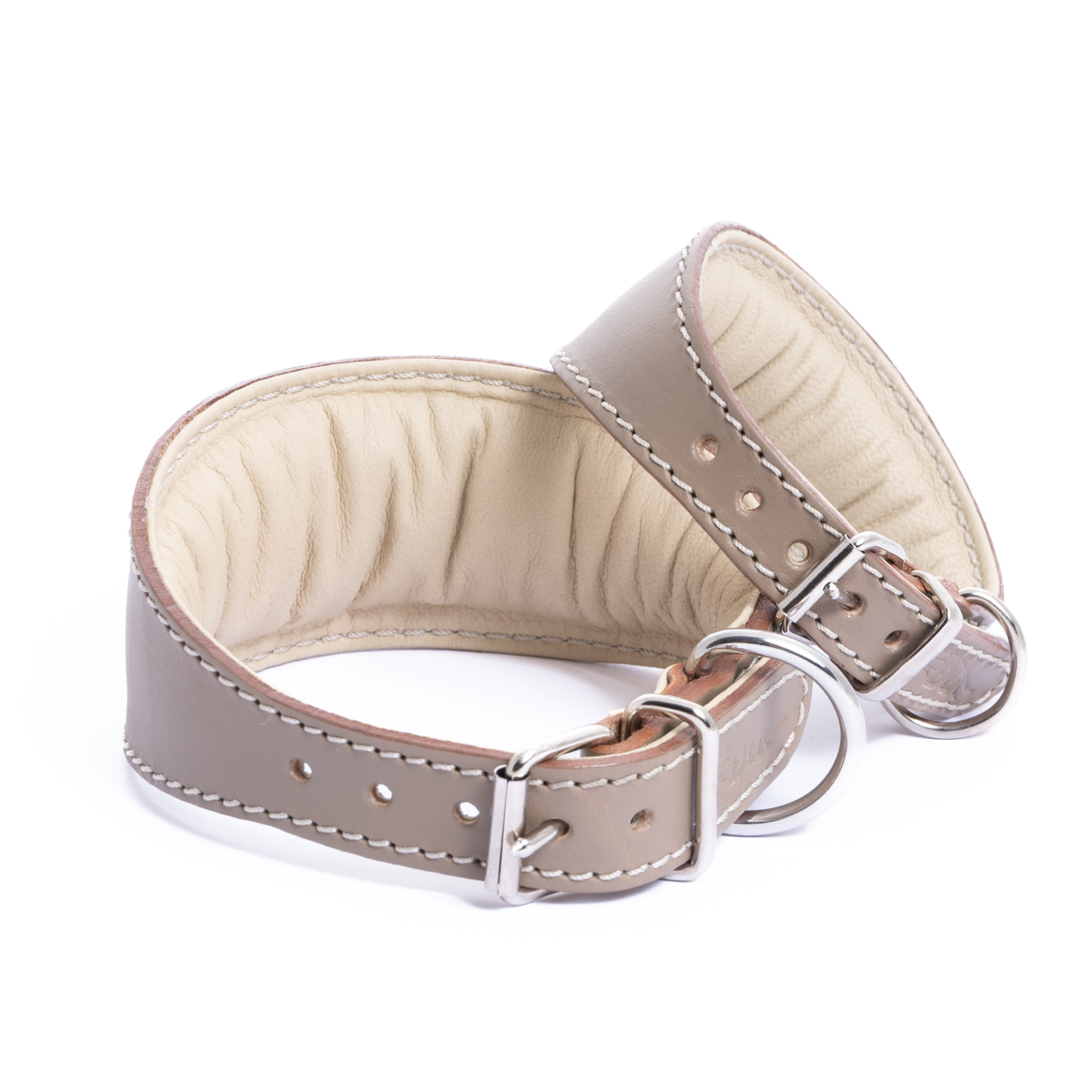 DG SIMPLE LEATHER COLLAR "MOCHA" - Image 2
