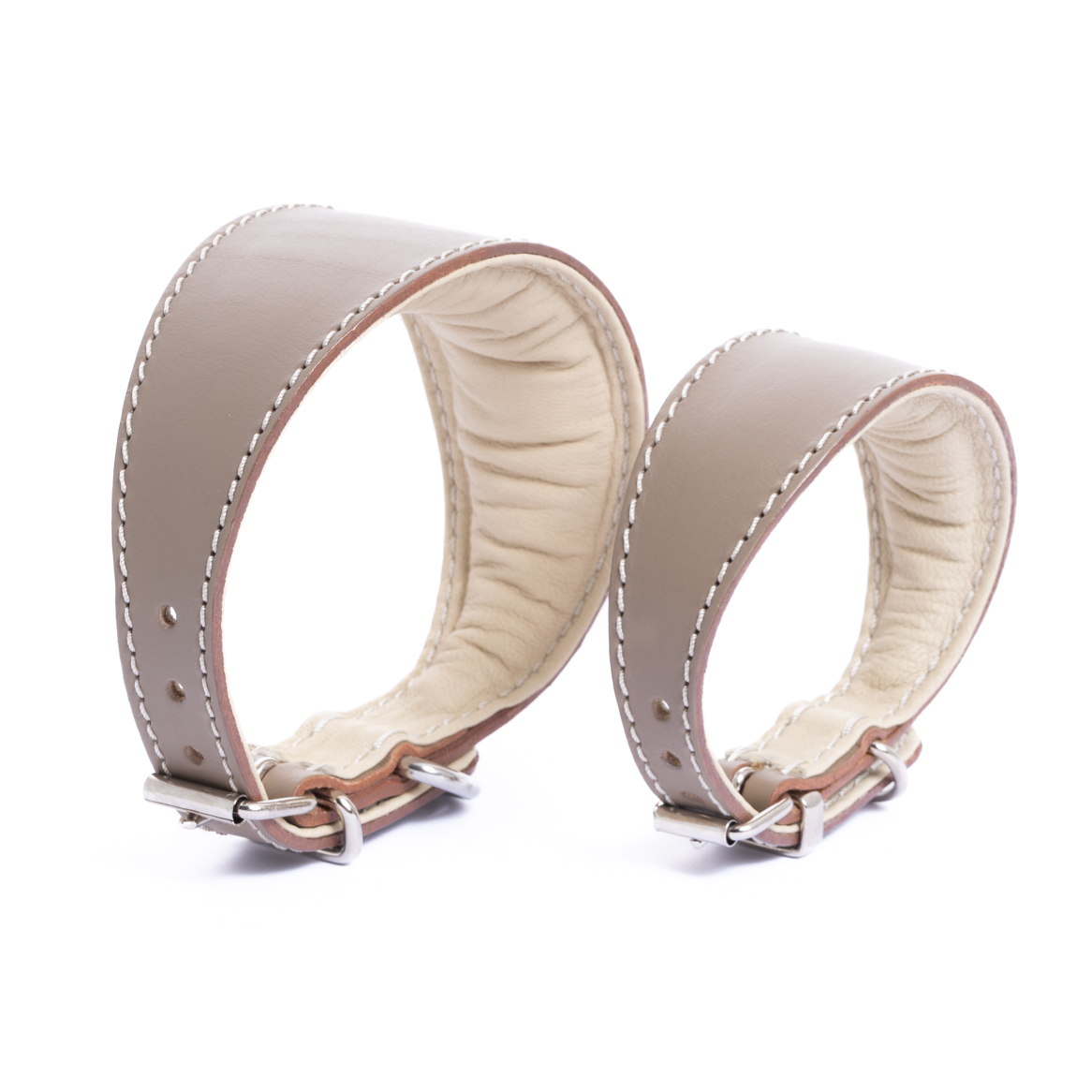 DG SIMPLE LEATHER COLLAR "MOCHA" - Image 3