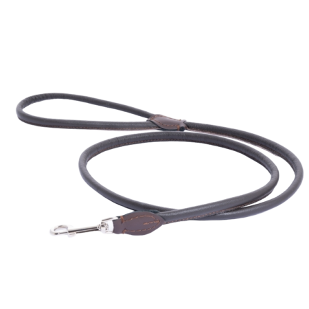 120 cm leash “DARK BROWN”