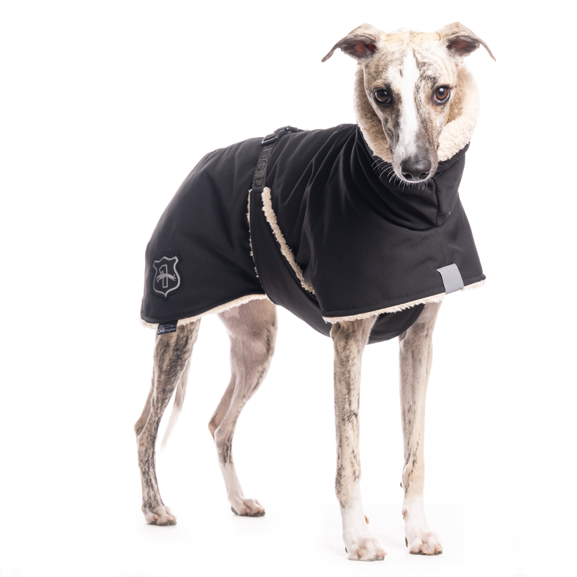 DG WH FLUFFY PLUS JACKE BLACK